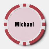 Gepersonaliseerde Custom Jouw naam Poker Chips (Voorkant)
