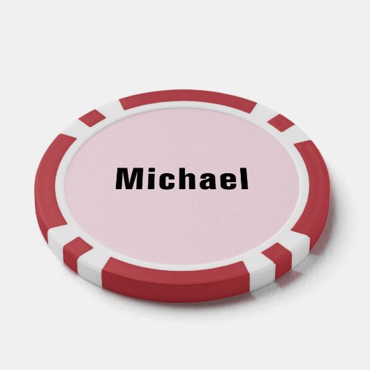 Gepersonaliseerde Custom Jouw naam Poker Chips (Enkel)