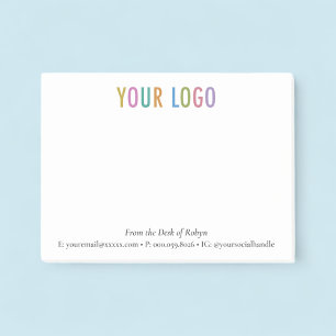 Gepersonaliseerde Custom Logo Branded vanaf het bu Post-it® Notes