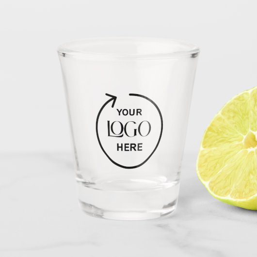 Gepersonaliseerde Custom Logo Shot Glass Shot Glas (Voorkant)