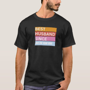 Gepersonaliseerde Custom Man Huwelijksverjaardag T-shirt