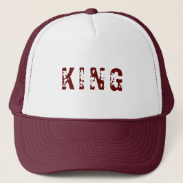 Gepersonaliseerde Custom Maroon Kleur Trucker Hoed Pet