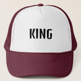 Gepersonaliseerde Custom Maroon Kleur Trucker Hoed Pet