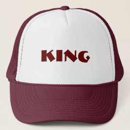 Gepersonaliseerde Custom Maroon Kleur Trucker Hoed Pet