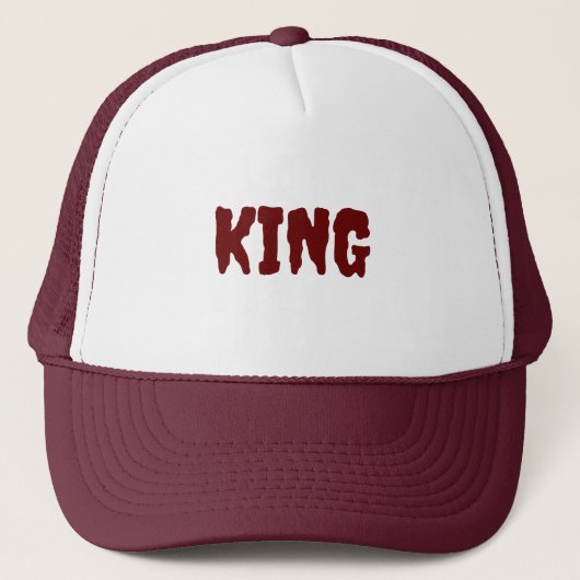 Gepersonaliseerde Custom Maroon Kleur Trucker Hoed Trucker Pet (Voorkant)