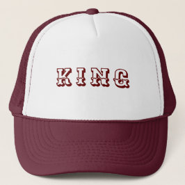 Gepersonaliseerde Custom Maroon Kleur Trucker Hoed Trucker Pet