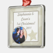 Gepersonaliseerde Custom Ornament Christmas Stars (Links)