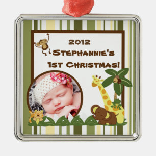 Gepersonaliseerde Custom Ornament Oerwoud Baby's