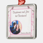 Gepersonaliseerde Custom Ornament Pink Cherry Blos (Links)