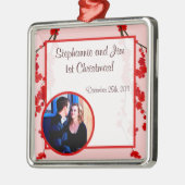 Gepersonaliseerde Custom Ornament Red Cherry Bloss (Links)