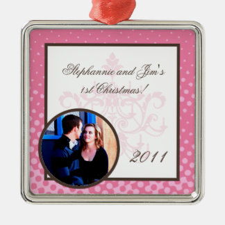 Gepersonaliseerde Custom Ornament Roze Kroonluchte