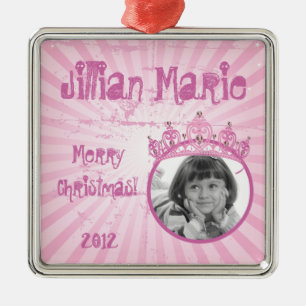 Gepersonaliseerde Custom Ornament Roze Princess Cr