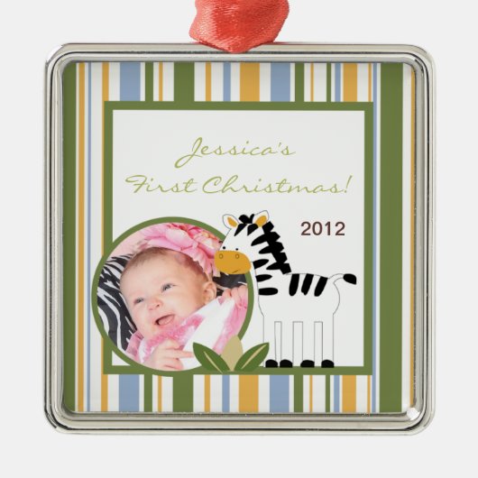 Gepersonaliseerde Custom Ornament Safari Vrienden (Voorkant)