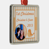 Gepersonaliseerde Custom Ornament Tortelduifjes Pe (Rechts)