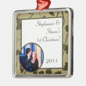 Gepersonaliseerde Custom Ornament Witte Ginkgo bla (Links)