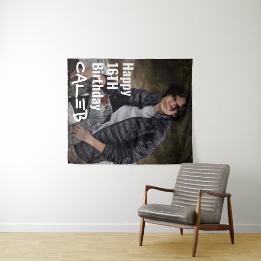 Gepersonaliseerde Custom Photo Afbeelding Party Ac Wandkleed (In Situ (horizontaal))