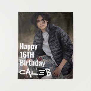 Gepersonaliseerde Custom Photo Afbeelding Party Ac Wandkleed