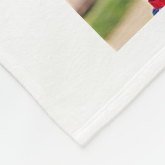 Gepersonaliseerde Custom Photo Collage Gift Fleece Deken (Hoek)