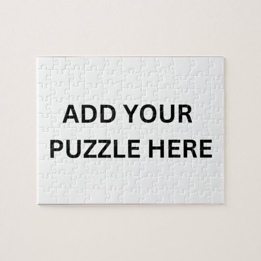 Gepersonaliseerde Custom Photo Collage Modern Legpuzzel (Horizontaal)