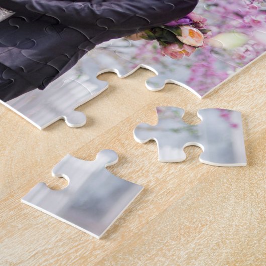 Gepersonaliseerde Custom Photo Collage Modern Legpuzzel (Zijkant)