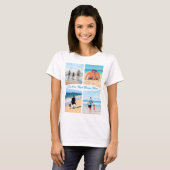Gepersonaliseerde Custom Photo Collage T-shirt en (Voorkant volledig)