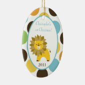 Gepersonaliseerde Custom Snowman Family Ornament (Rechts)