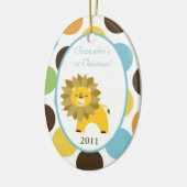 Gepersonaliseerde Custom Snowman Family Ornament (Links)