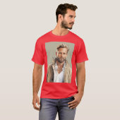 Gepersonaliseerde Custom T-Shirt Verticale Afbeeld (Voorkant volledig)