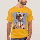 Gepersonaliseerde Custom T-Shirt Vierkante Afbeeld (Voorkant)