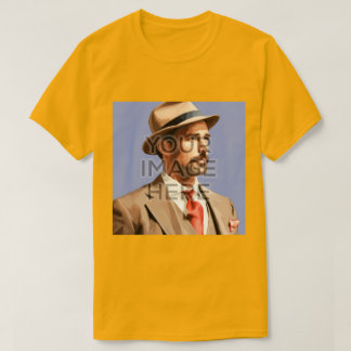 Gepersonaliseerde Custom T-Shirt Vierkante Afbeeld