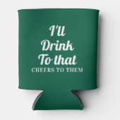 Gepersonaliseerde Custom Wedding Party Favorieten Blikjeskoeler (Voorkant)