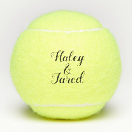 Gepersonaliseerde Custom Wedding Verloving Tennisballen