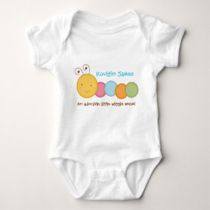 Gepersonaliseerde Custom Worm Baby One Sie Body Su Romper