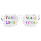 Gepersonaliseerde Custom Your Logo Party Zonnebril (Voorkant)