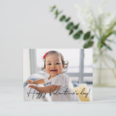 Gepersonaliseerde CutePrettige Valentijnsdag Foto Feestdagenkaart (Staand voorkant)