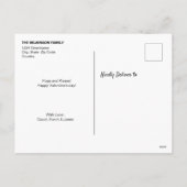 Gepersonaliseerde CutePrettige Valentijnsdag Foto Feestdagenkaart (Achterkant)