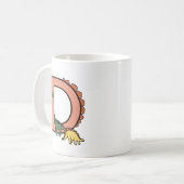 Gepersonaliseerde D is voor... mok (Voorkant links)