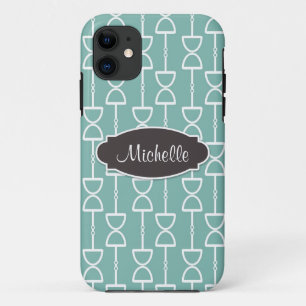 Gepersonaliseerde D Ring Snaffle Horse Bit ~ Blauw Case-Mate iPhone Case