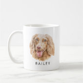 Gepersonaliseerde Dachshund Hondenliefhebber Mok (Links)