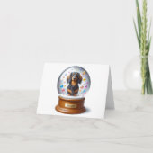 Gepersonaliseerde Dachshund Kaart (Voorkant)