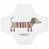 Gepersonaliseerde Dachshund Wiener Dog Voetbal (Enkel)