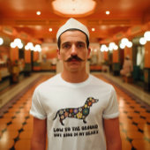 Gepersonaliseerde Dachshund Worst Hond, Wiener pap T-shirt