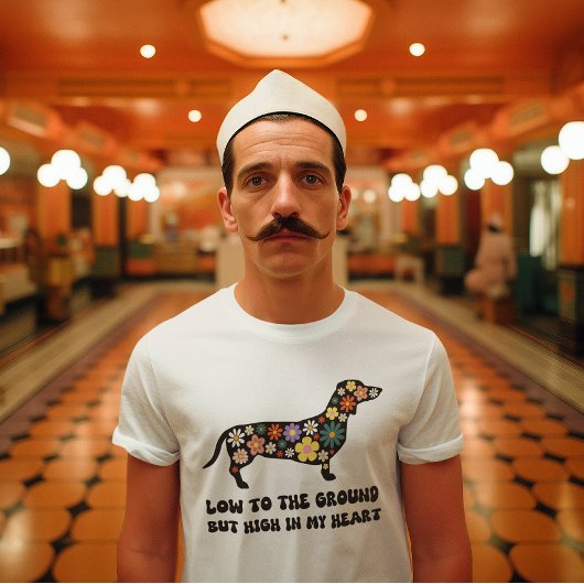 Gepersonaliseerde Dachshund Worst Hond, Wiener pap T-shirt