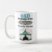 Gepersonaliseerde Dad Coffee Mok Circus Ringmaster (Links)