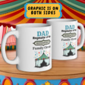 Gepersonaliseerde Dad Coffee Mok Circus Ringmaster