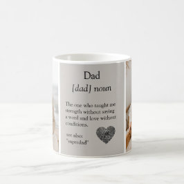Gepersonaliseerde Dad Definition Foto's Mok