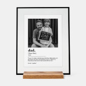 Gepersonaliseerde Dad Definition Print met Foto Gi Acryl Bord (Voorkant)