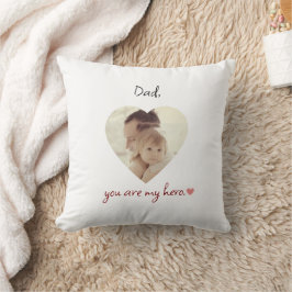 Gepersonaliseerde Dad Foto Gift Sierkussen