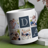 Gepersonaliseerde Dad Love 7 Fotocollage Koffiemok