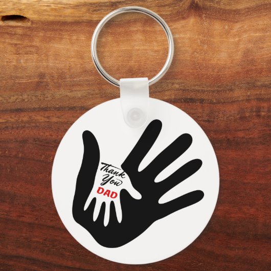 Gepersonaliseerde Dad Sleutelhanger Love Gift (Voorkant)